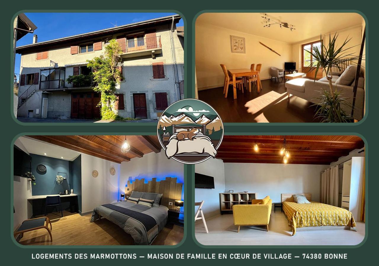 Logements Des Marmottons - Coeur De Village A Bonne-sur-Ménoge Buitenkant foto